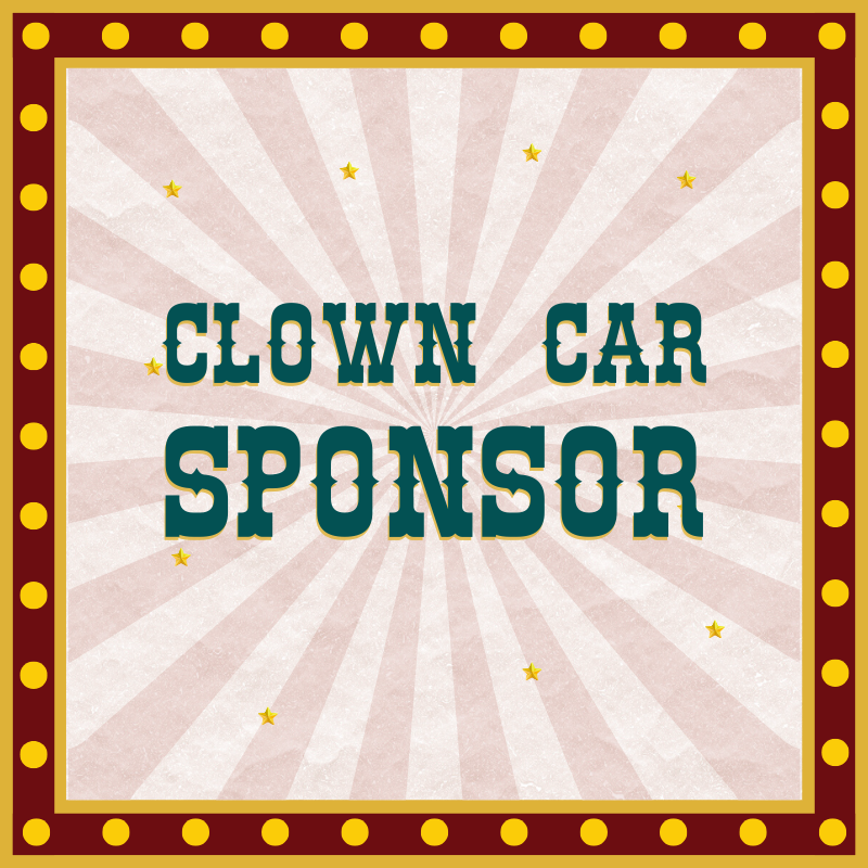 Clown Car Sponsor Card
